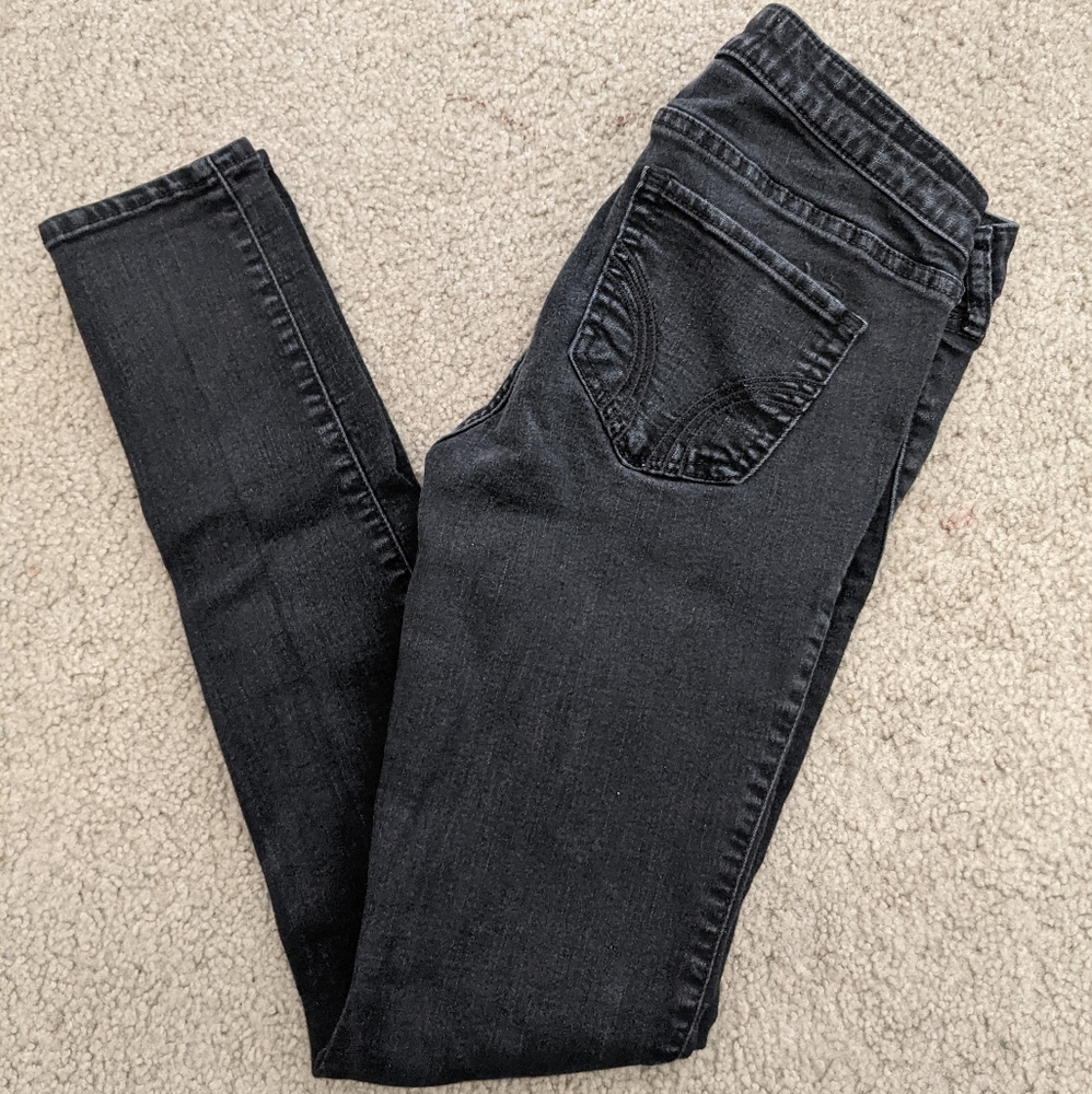 Hollister Black Super Skinny Jeans